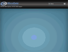 Tablet Screenshot of microdata.com