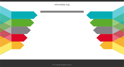 Desktop Screenshot of microdata.org