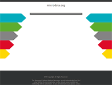 Tablet Screenshot of microdata.org